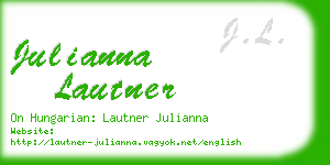 julianna lautner business card